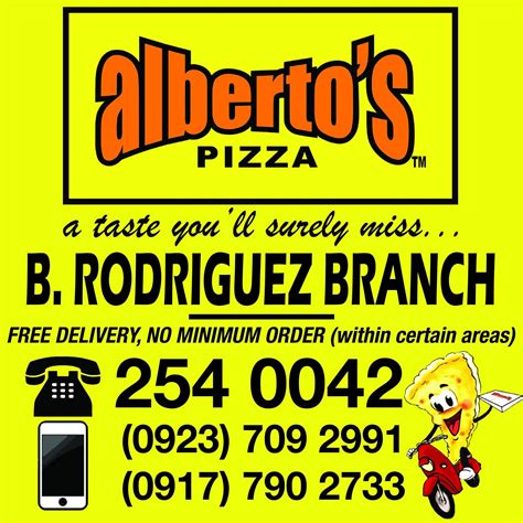 alberto's pizza bajada|Contact numbers: Tnt 0948 .